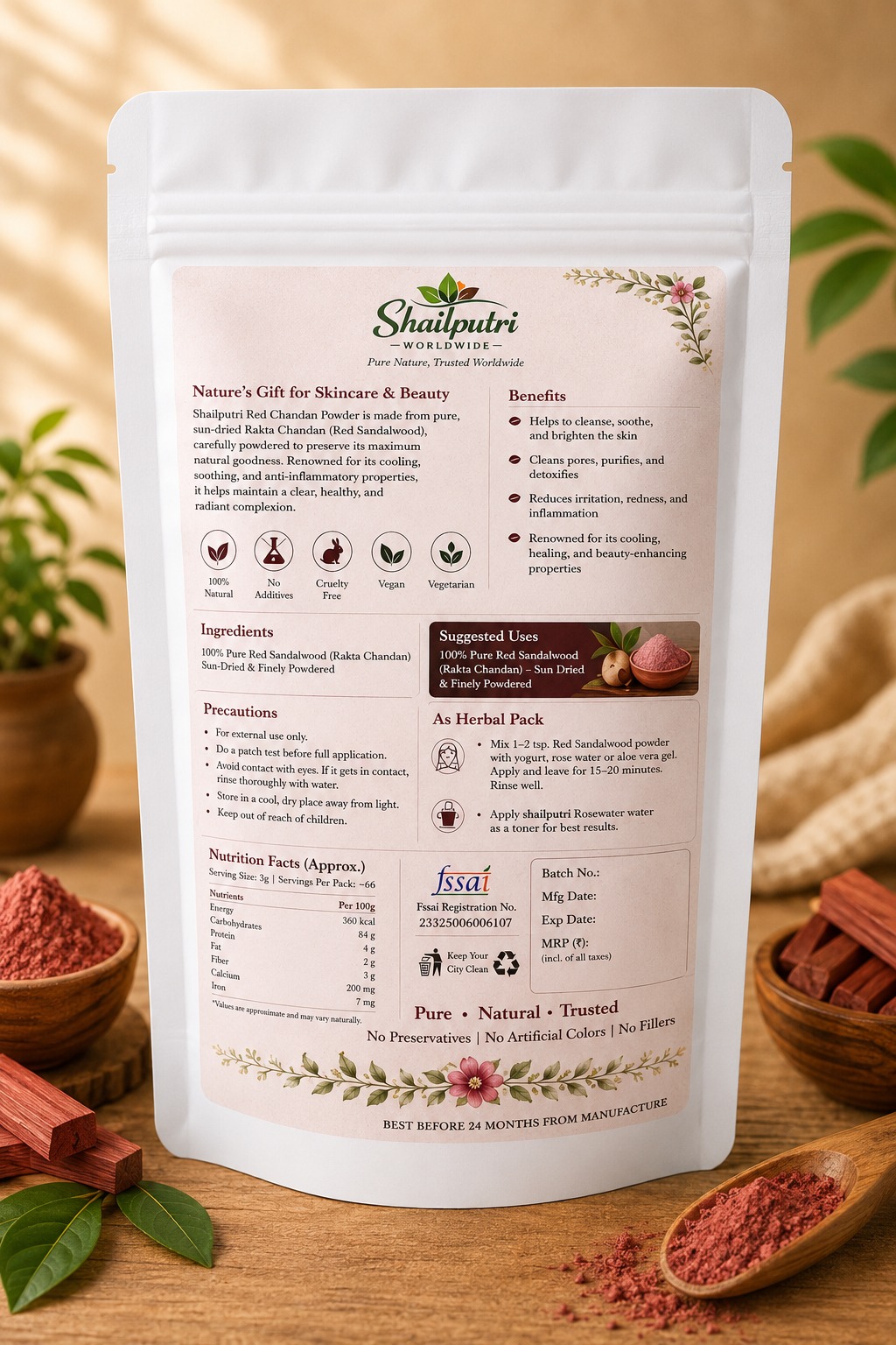Red Chandan Powder - Image 2