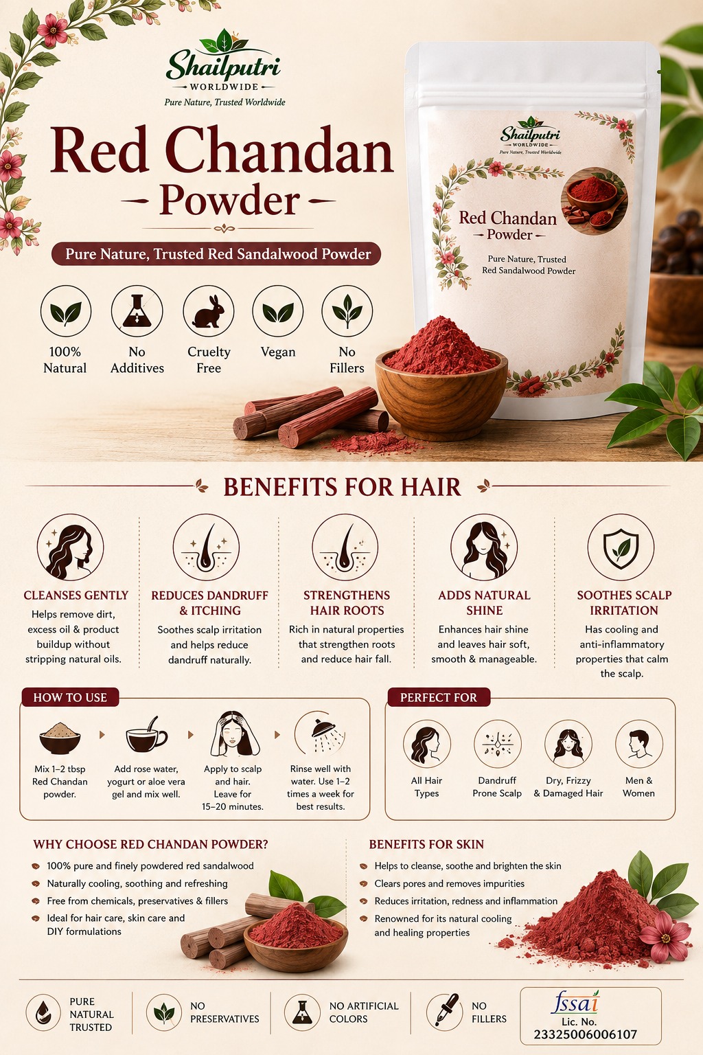 Red Chandan Powder - Image 3