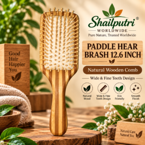 bamboo paddle hair brush 12.6 inch
