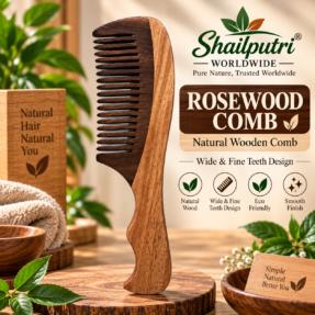 rosewood comb natural dual tone